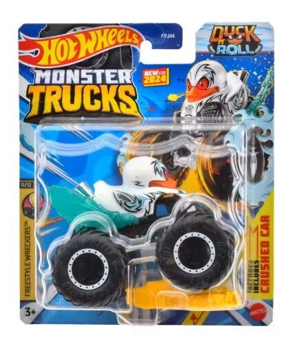 Hot Wheels Monster Trucks Duck N Roll 7 Slot Collectibles