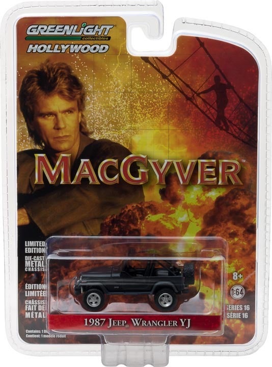 Greenlight [#44760-C] Hollywood 'MacGyver' 1987 Jeep® Wrangler YJ | 7 ...